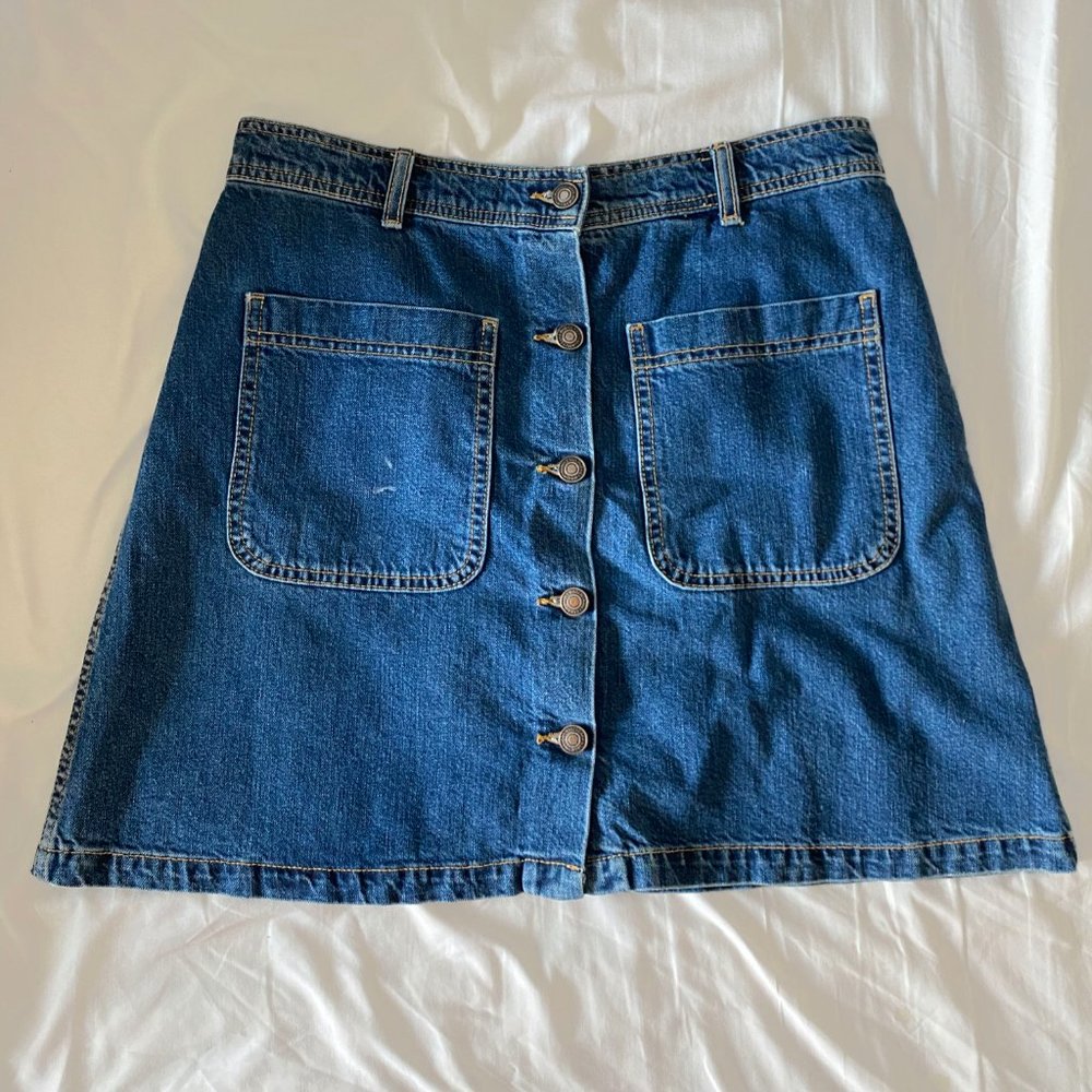 Zara Denmi button skirt - Picture 3 of 4
